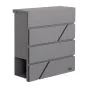 Briefkasten Mod. 10GR - Farbe: graualuminium