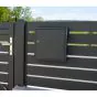 Briefkasten Mod. BK-38 - Farbe: anthrazit 5S RAL 7016