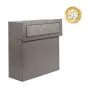 Briefkasten Mod. BK-38 - Farbe: dunkelgrau 5S RAL 9007