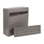 Briefkasten Mod. BK-38 - Farbe: dunkelgrau 5S RAL 9007