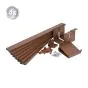 Aluminium Blumenkasten-Bausatz Mod. Dublin – Farbe: braun (RAL 8007), max. Breite: 100 cm