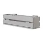 Aluminium Blumenkasten-Bausatz Mod. Dublin – Farbe: grau (RAL 7047), max. Breite: 100 cm