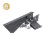 Aluminium Blumenkasten-Bausatz Mod. Dublin – Farbe: anthrazit (RAL 7016) 5S, max. Breite: 100 cm