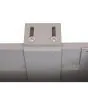 Aluminium Blumenkasten-Bausatz Mod. Dublin – Farbe: grau (RAL 7047) 5S, max. Breite: 100 cm