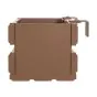 Aluminium Blumenkasten-Bausatz Mod. Liverpool – Farbe: braun (RAL 8007), max. Breite: 100 cm