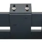 Aluminium Blumenkasten-Bausatz Mod. Liverpool – Farbe: anthrazit (RAL 7016) 5S, max. Breite: 100 cm