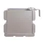 Aluminium Blumenkasten-Bausatz Mod. Liverpool – Farbe: dunkelgrau (RAL 9007) 5S, max. Breite: 100 cm