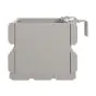 Aluminium Blumenkasten-Bausatz Mod. Liverpool – Farbe: grau (RAL 7047) 5S, max. Breite: 100 cm