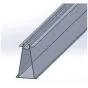 Aluminium Querträger / Profil - Querschnitt: 140 x 84 mm, Länge: 3300 mm, Farbe: blank, Abverkauf Restposten