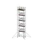 Alu Fahrgerüst Mod. E neue Norm SAFE - Breite: 1,30 m - Gerüstl.: 1,80 m, Arbeitsh.: 12,30 m