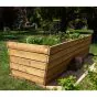 Holz Hochbeet Paula - Maße (L x B x H): 390 x 120 x 80 cm