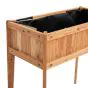 Holz Hochbeet Leonie - Höhe: 80 cm, Breite: 40 cm, Länge: 83 cm, Material: Lärche