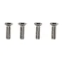 Handlauf Set Edelstahl - Länge: 150 cm, Durchmesser: 42,4 mm
