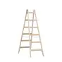 Holzleiter Doppelleiter Mod. HZ - Sprossenanzahl: 2 x 6, Länge: 1,96 m