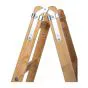 Holzleiter Doppelleiter Mod. HZ - Sprossenanzahl: 2 x 14, Länge: 4,36 m