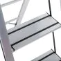 Alu Klapptritt Mod. KLT - Stufenanzahl: 2, Standhöhe: 48 cm