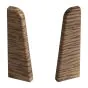 Endkappen für Sockelleiste - Modell: NANTES Kiefer Dekor, Maße: 60 x 17 mm, Stück: 2
