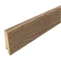 Sockelleiste für Laminatboden - Modell: NANTES Kiefer Dekor, Länge: 2400 mm, Höhe: 60 mm, Tiefe: 17 mm