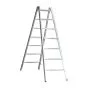 Alu-Sprossen Stehleiter für Maler Mod. M - Sprossenanzahl: 2 x 7, Länge: ca. 2,35 m