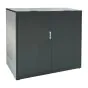 Mülltonnenbox 2-flügelig - Farbe: anthrazit, Breite: 134 cm, Höhe: 120 cm, Tiefe: 80 cm