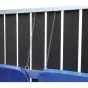 Alu / WPC Mülltonnenbox 2-flügelig - Farbe: anthrazit, Breite: 151 cm, Höhe: 118 cm, Tiefe: 95 cm