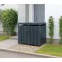 Mülltonnenbox Elis 1-flügelig Erweiterung - Farbe: anthrazit, Breite: 64 cm, Höhe: 120 cm, Tiefe: 80 cm
