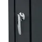 Mülltonnenbox Elis 1-flügelig erweiterbar - Farbe: anthrazit, Breite: 68 cm, Höhe: 120 cm, Tiefe: 80 cm