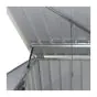 Mülltonnenbox / Gerätehaus - Farbe: grün, Länge: 2350 mm, Breite: 1000 mm, Höhe: 1300 mm 