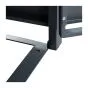 Mülltonnenbox 2-flügelig – Farbe: anthrazit, Breite: 1320 mm, Höhe: 1160 mm, Tiefe: 800 mm