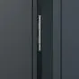 Mülltonnenbox Rosa 1-flügelig Erweiterung - Farbe: anthrazit, Breite: 64 cm, Höhe: 120 cm, Tiefe: 80 cm