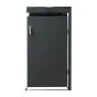 Mülltonnenbox Rosa 1-flügelig Erweiterung - Farbe: anthrazit, Breite: 64 cm, Höhe: 120 cm, Tiefe: 80 cm