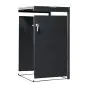 Mülltonnenbox Rosa 1-flügelig Erweiterung - Farbe: anthrazit, Breite: 64 cm, Höhe: 120 cm, Tiefe: 80 cm