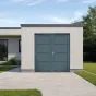 Alu-Nebeneingangstür 1-flügelig DIN links – Farbe: anthrazit, Breite: 100 cm, Höhe: 210 cm