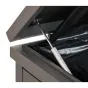 Aluminium Kissenbox Santorini – Farbe: anthrazit, Breite: 765 mm, Länge: 1625 mm, Höhe: 895 mm