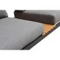 Sonnenbett Roma inkl. Stoffdach - Breite: 1680 mm, Tiefe: 710 mm, Höhe: 1690 mm