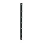 Zaunpfosten Mod. S - Ausführung: anthrazit beschichtet, für Zaunhöhe: 123 cm, Länge: 128,5 cm, Befestigungspunkte: 7