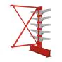 Erweiterungsset für Kragarmregal Mod. Heavy - Höhe: 2003 mm, Breite: 1350 mm, Tiefe gesamt: 1300 mm, Armlänge: 500 mm