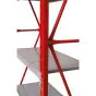 Schwerlastregal Mod. Industrie - Höhe: 2000 mm, Breite: 1505 mm, Tiefe: 500 mm