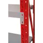 Schwerlastregal Mod. Industrie - Höhe: 2500 mm, Breite: 2005 mm, Tiefe: 500 mm