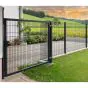 Rohrrahmenflügeltor 1-flügelig - Ausführung: anthrazit beschichtet, Höhe: 123 cm, Durchgangslichte: 225 cm