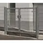 Rohrrahmenflügeltor 2-flügelig