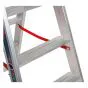 Alu-Stufen Stehleiter Mod. S30577 - Stufenanzahl: 2 x 7, Länge: 1,75 m