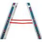 Alu-Stufen Stehleiter Mod. S30577 - Stufenanzahl: 2 x 4, Länge: 1,00 m