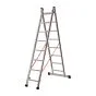 Euro-Profi Mehrzweckleiter 3-tlg. Mod. S307 - Sprossenanzahl: 3 x 8, max. Arbeitshöhe: 6,80 m