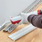 Sockelleiste Prestige - Farbe: hellgrau meliert, Länge: 2500 mm, Höhe: 75 mm, Tiefe: 22 mm