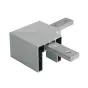 Eckverbinder Aluminium - für Handlauf: 40 x 35 mm