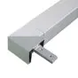 Eckverbinder Aluminium - für Handlauf: 40 x 35 mm