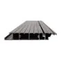 Terrassendielen AluClick – Farbe: dunkelgrau, Querschnitt: 165,5 x 26,6 mm, Länge: 2,2 m