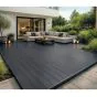 Terrassendielen AluClick – Farbe: dunkelgrau, Querschnitt: 165,5 x 26,6 mm, Länge: 2,2 m