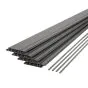 Terrassendielen AluClick – Farbe: grau, Querschnitt: 165,5 x 26,6 mm, Länge: 2,2 m